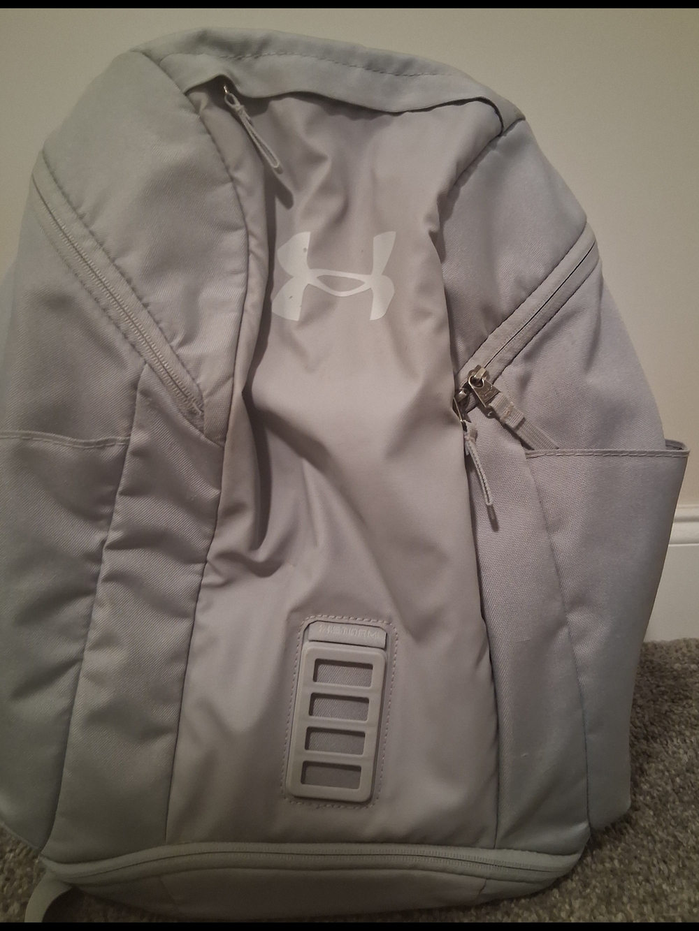 Under Armour Light Gray Backpack